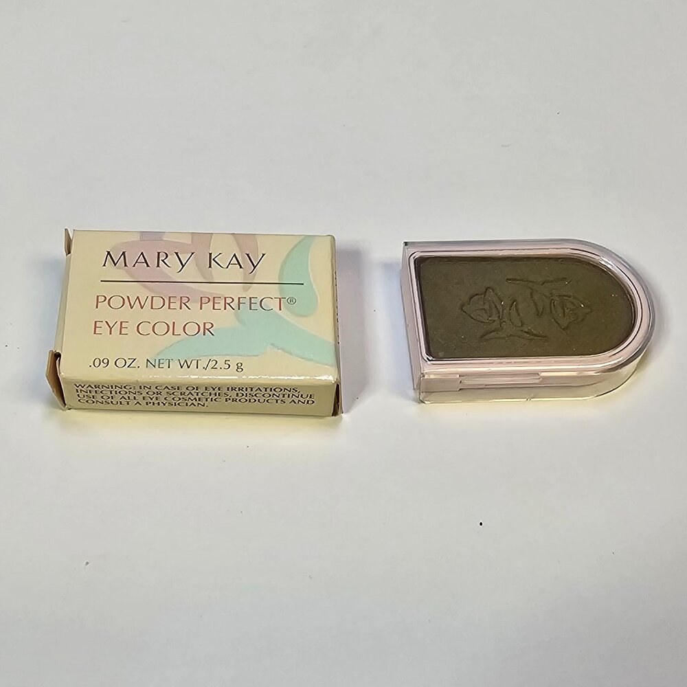 Mary Kay Powder Perfect Eye Color -‎ Olive #5955 - NIB Old Stock